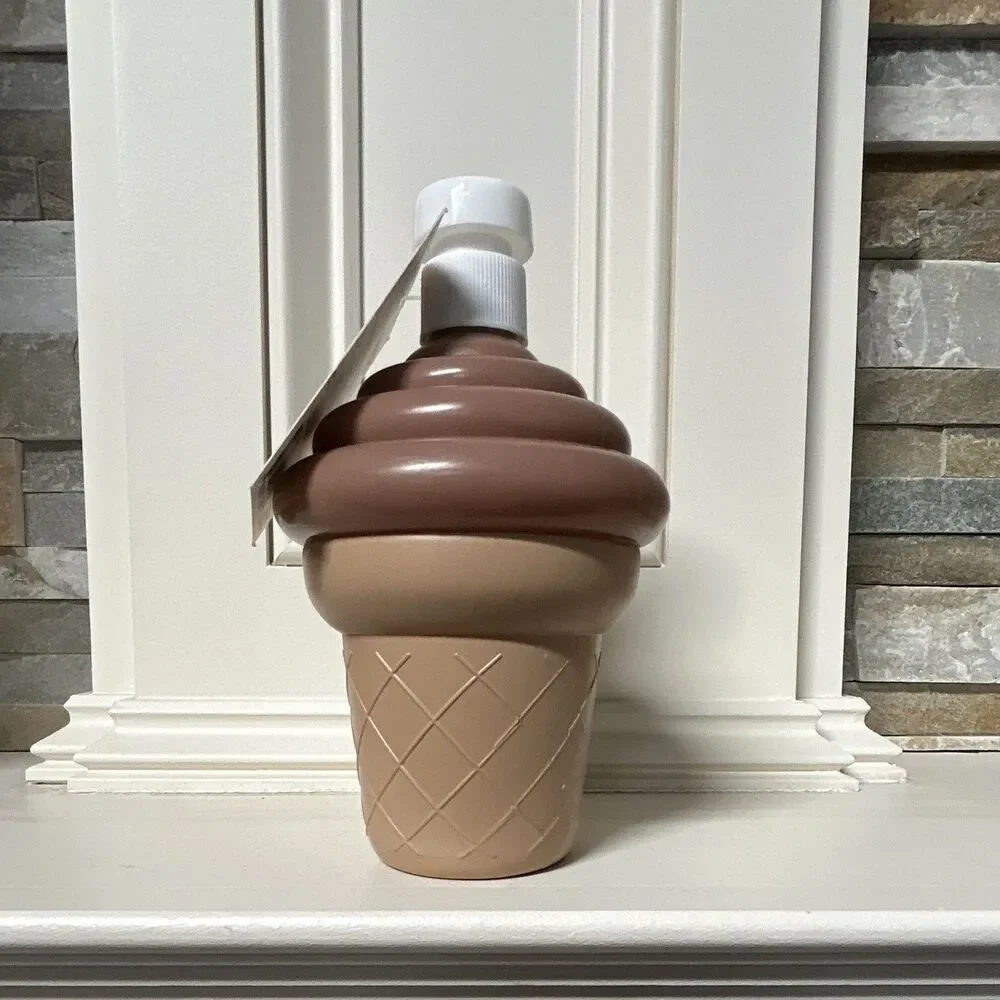 Bullseye’s Playground Ice Cream Cone Shaped Syrup Pump Dispenser 15.2 fl. oz.